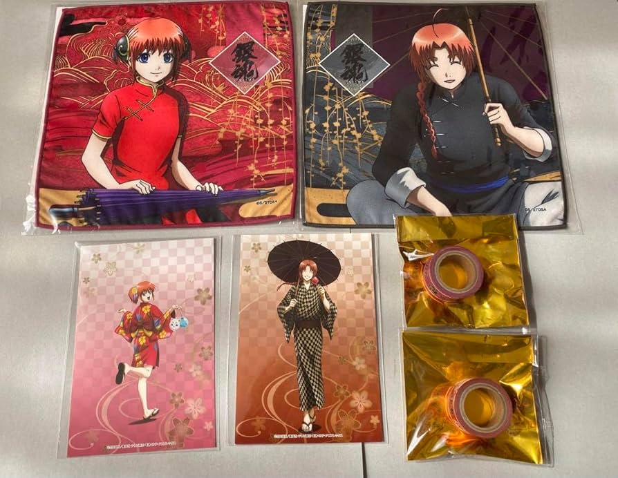 Amazon.co.jp: 銀魂 神楽 神威 グッズセット : ホビー